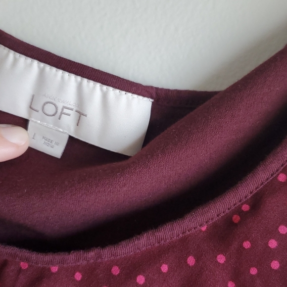 Maroon Ruffled Tank - Picture 3 of 6